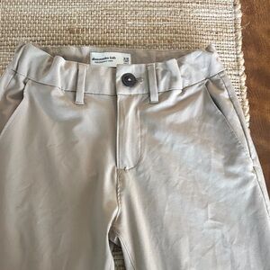 abercrombie kids Light Khaki Performance Chino Pants